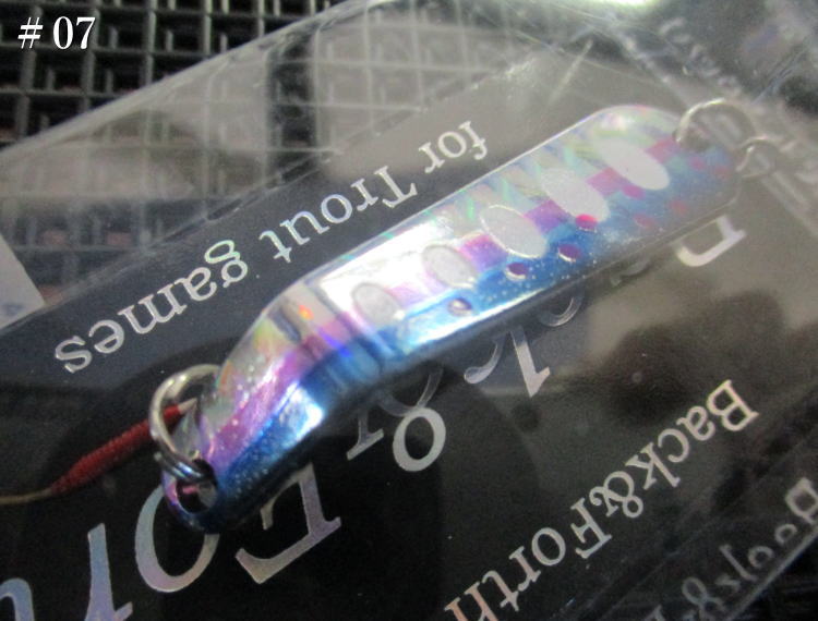 Lures - バック&フォース 4g /37mm　#07ドリー(S)　　＜スミス SMITH＞　□ネイティブ ルアーフィッシング用 スプーン□　Back & Forth Spoon 4g　～池谷成就氏独自釣法～　[スプーン専門釣り具店] -エスプーン-