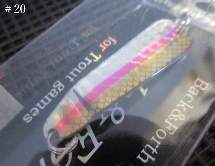 Rakuten - バック&フォース 4g /37mm　#20 ワカサギ(S)　　＜スミス SMITH＞　□ネイティブ ルアーフィッシング用 スプーン□　Back & Forth Spoon 4g　～池谷成就氏独自釣法～　[スプーン専門釣り具店] -エスプーン-