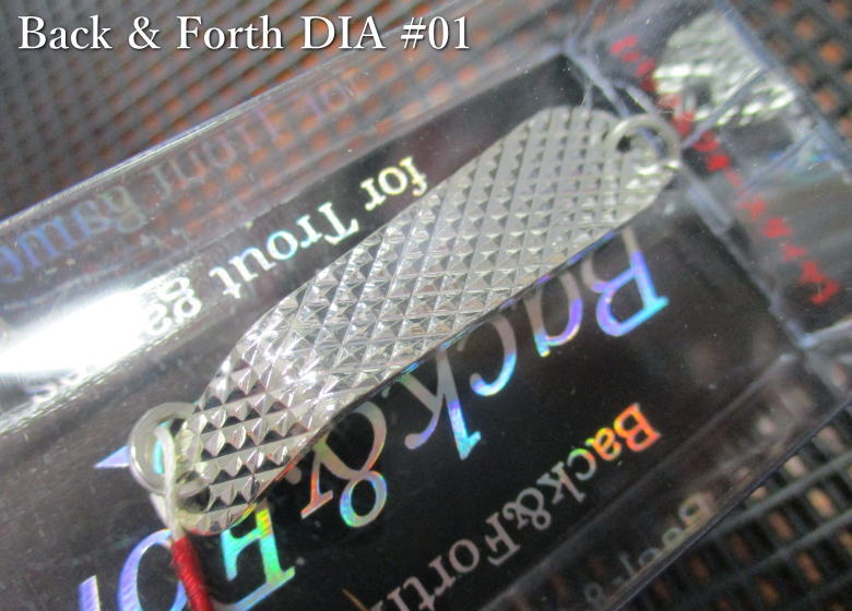 Lures - バック&フォース [ダイヤ] 4g /37mm　#01 シルバー　　＜スミス SMITH＞　□ネイティブ ルアーフィッシング用 スプーン□　Back & Forth DIA Spoon 4g　～池谷成就氏独自釣法～[スプーン専門釣り具店] -エスプーン-