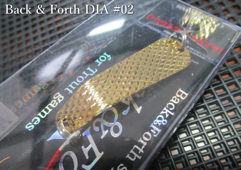 乐天商城 - バック&フォース [ダイヤ] 4g /37mm　#02 ゴールド　　＜スミス SMITH＞　□ネイティブ ルアーフィッシング用 スプーン□　Back & Forth DIA Spoon 4g　～池谷成就氏独自釣法～[スプーン専門釣り具店] -エスプーン-
