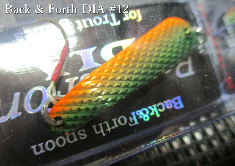 Rakuten - バック&フォース [ダイヤ] 4g /37mm　#12 GGO　　＜スミス SMITH＞　□ネイティブ ルアーフィッシング用 スプーン□　Back & Forth DIA Spoon 4g　～池谷成就氏独自釣法～[スプーン専門釣り具店] -エスプーン-