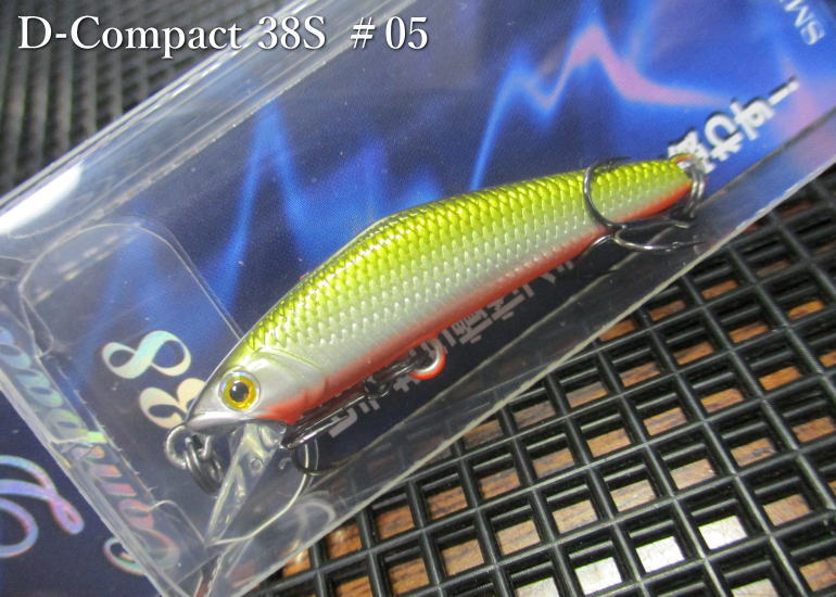 D-コンパクト 38S　＃05 TS箔　　＜スミス SMITH＞　□ネイティブ ルアーフィッシング用 ミノー プラグ□　D compact 38S　～Dコンを凌駕～ -エスプーン-