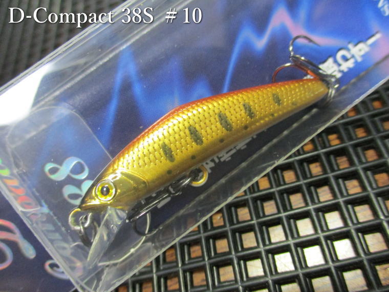 D-コンパクト 38S　＃10 オレンジ箔　　＜スミス SMITH＞　□ネイティブ ルアーフィッシング用 ミノー プラグ□　D compact 38S　～Dコンを凌駕～ -エスプーン-