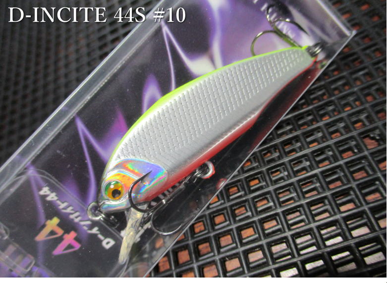 D-インサイト 44S　＃10 チャート箔　　＜スミス SMITH＞　□ネイティブ ルアーフィッシング用 ミノー プラグ□　D INCITE 44S　～平本仁の慣性ヒラ打ち～　 -エスプーン-