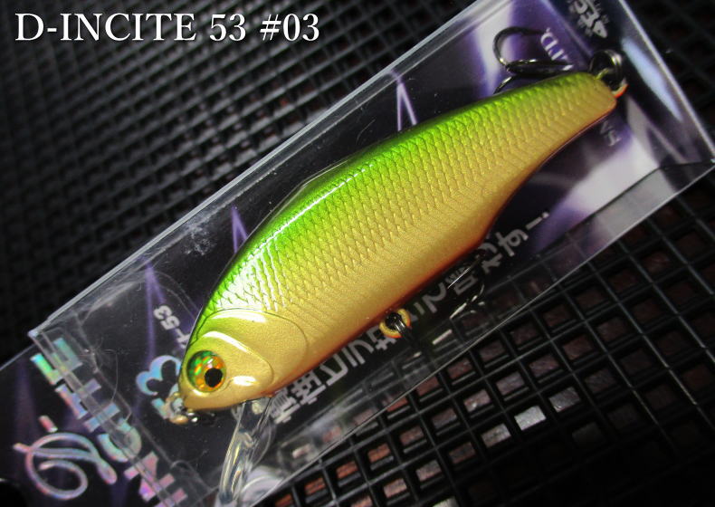 D-インサイト 53S　＃03 グリーンPG　　＜スミス SMITH＞　□ネイティブ ルアーフィッシング用 ミノー プラグ□　D INCITE 53S　～平本仁の慣性ヒラ打ち～ -エスプーン-