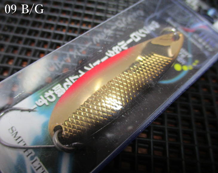 DSライン 4g /36mm　#09B/G 黒金オレンジ　　＜スミス SMITH＞　□ネイティブ ルアーフィッシング用 スプーン□　D-S line Spoon 4g　～平本仁開発の釣力～　[スプーン専門釣り具店] -エスプーン-