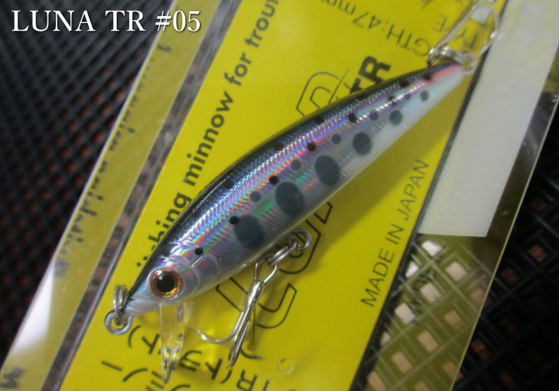 ルナTR 47S　～全5色　　＜スミス SMITH＞　□ネイティブ ルアーフィッシング用 ミノー プラグ□　LUNA TR 47S　～トゥイッチングミノー～　[スプーン専門釣り具店] -エスプーン- 3