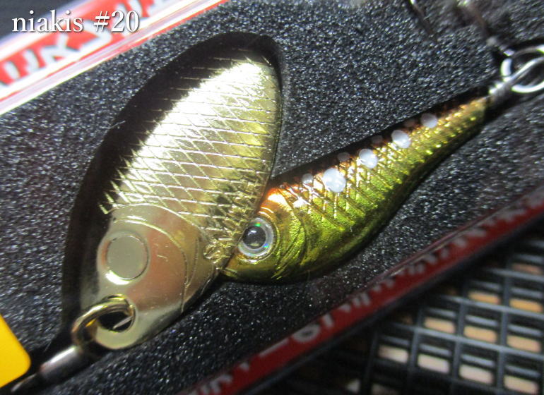 ニアキス 3g　＃20 オレンジヤマメ　　＜スミス SMITH＞　□ネイティブ ルアーフィッシング用 スピナー□　niakis Spinner 3g　～糸ヨレ知らずスピナー～　[スプーン専門釣り具店] -エスプーン-