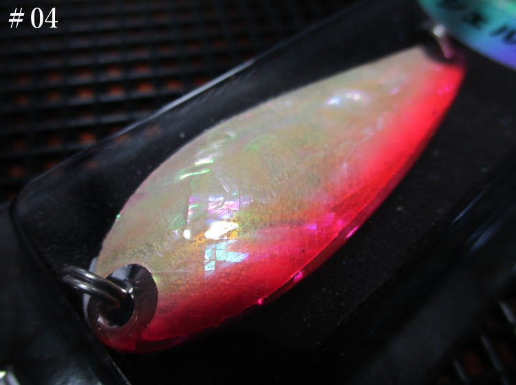 Rakuten - ピュアシェル2　5g /40mm　#04 PIS　　＜スミス SMITH＞　□ネイティブ ルアーフィッシング用 スプーン□　PURE Shell 2 Spoon 5g　～天然シェル貼～　[スプーン専門釣り具店] -エスプーン-