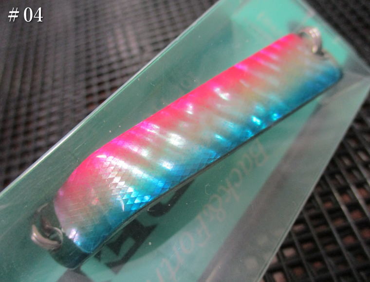 バック&フォース [リッパ]シェル 16g /63mm #04 ブルーピンク(S) ＜スミス SMITH＞ □ネイティブ ルアーフィッシング用 スプーン□ Back & Forth RIPPER SHELL Spoon 16g ～スライド＆ドリフト～ [スプーン専門釣り具店] -エスプーン-