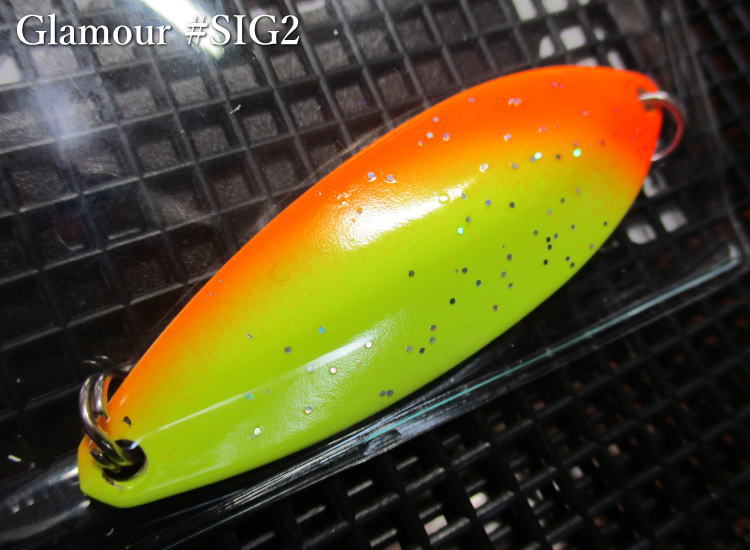 アドロワモーダ [グラマーSIG] 10g /52mm　～全6色　　＜シーレーベル SSYLABEL＞　　adrowa moda Glamour SIG Spoon 10g　～中禅寺湖で培ったプロスタッフカラー～　[スプーン専門釣り具店] -エスプーン- 3