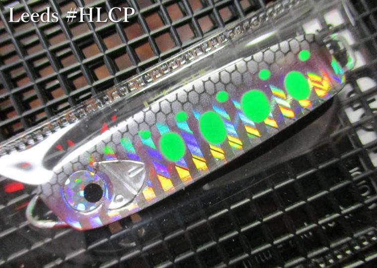 Rakuten - リーズ 28g /52mm　#HLCP ヒメマス蛍光チャートPマーク　　＜シーレーベル SSYLABEL＞　□ネイティブ ルアーフィッシング用 ジグ□　Leeds JIG 28g　～スプーン動きのジグ～　[スプーン専門釣り具店] -エスプーン-