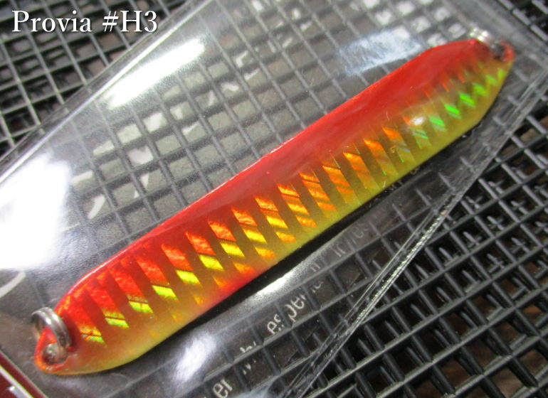 プロビア [ホログラム] 18g /80mm　#H3 レッドゴールド　　＜シーレーベル SSYLABEL＞　□ネイティブ ルアーフィッシング用 スプーン□　Provia Hologram Spoon 18g　～大人気ホロカラー仕様～　[スプーン専門釣り具店] -エスプーン-