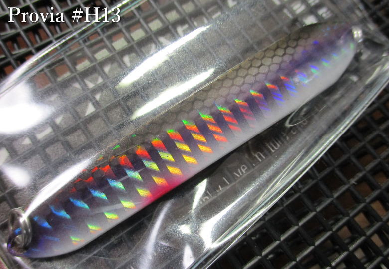 プロビア [ホログラム] 14g /69mm　#H13 ヒメマスシルバー　　＜シーレーベル SSYLABEL＞　□ネイティブ ルアーフィッシング用 スプーン□　Provia Hologram Spoon 14g　～大人気ホロカラー仕様～　[スプーン専門釣り具店] -エスプーン-