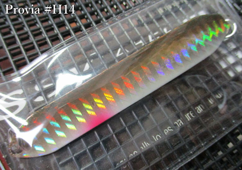 プロビア [ホログラム] 14g /69mm　#H14 ワカサギシルバー　　＜シーレーベル SSYLABEL＞　□ネイティブ ルアーフィッシング用 スプーン□　Provia Hologram Spoon 14g　～大人気ホロカラー仕様～　[スプーン専門釣り具店] -エスプーン-