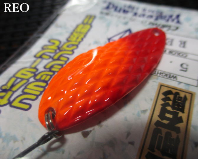 Rakuten - ディープダイヤ 5g /37mm　#REO レッドオレンジ　　＜ウォーターランド WaterLand＞　□エリア ルアーフィッシング用 スプーン□　DEEP DIAMOND Spoon 5g　～ダイアカットのDC～　[スプーン専門釣り具店] -エスプーン-