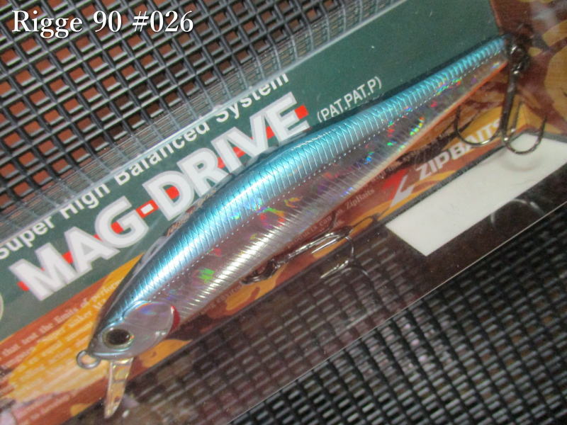 リッジ 90S　＃026 青銀H　　＜ジップベイツ ZIPBAITS＞　□ネイティブ ルアーフィッシング用 ミノー プラグ□　Rigge 90S　～超フラッシングパワー～　 -エスプーン-
