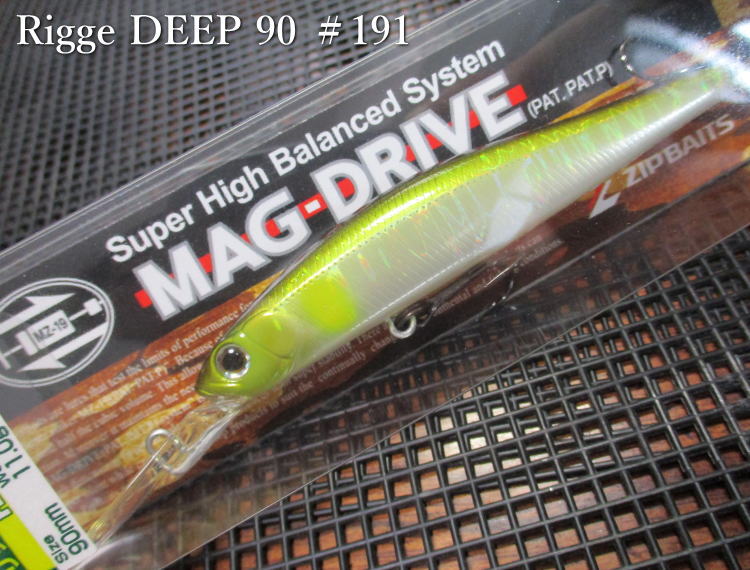 リッジディープ 90SS　＃191 パールミストアユ　　＜ジップベイツ ZIPBAITS＞　□ネイティブ ルアーフィッシング用 ミノー プラグ□　Rigge DEEP 90SS　～サクラの定番～　 -エスプーン-