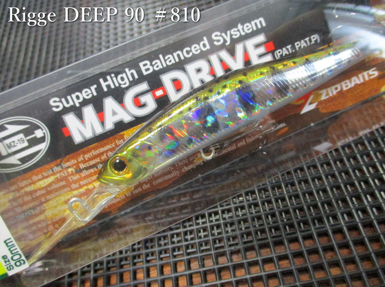 リッジディープ 90F　＃810 ヤマメH　　＜ジップベイツ ZIPBAITS＞　□ネイティブ ルアーフィッシング用 ミノー プラグ□　Rigge DEEP 90F　～サクラの定番～ -エスプーン-