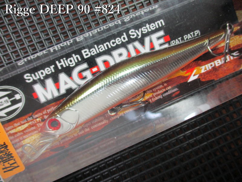 リッジディープ 90F　＃824 YSシルバーブラウン　　＜ジップベイツ ZIPBAITS＞　□ネイティブ ルアーフィッシング用 ミノー プラグ□　Rigge DEEP 90F　～サクラの定番～ -エスプーン-