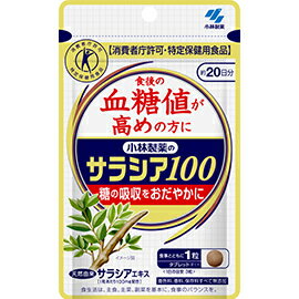 【特定保健用食品】小林製薬 サラシア100 60粒 20日分 