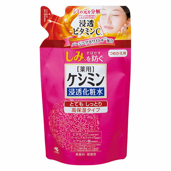 乐天商城 - 小林製薬 ケシミン浸透化粧水 とてもしっとり つめかえ用　140ml