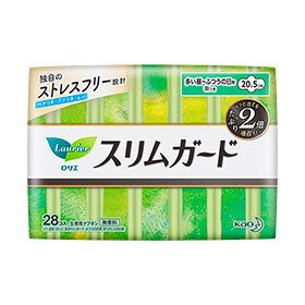 ロリエ スリムガード 多い昼〜ふつうの日用 羽つき　28コ入