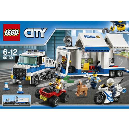 LEGO 60139 シティ ポリストラック司令本部 おもちゃ こども 子供 レゴ ブロック 6歳