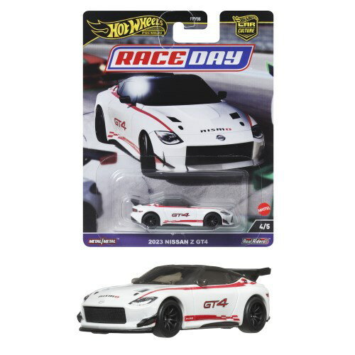 【12/1限定!!エントリー&店内どれでも2個でP10倍!3個でP20倍】ホットウィール カーカルチャー レースデイ 2023 日産 Z GT4【HRV73】おもちゃ こども 子供 男の子 ミニカー 車 くるま 3歳のサムネイル