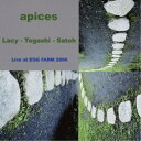 スティーブ・レイシー/アピス〜レイシー・富樫・佐藤・ライブ・アット・エッグファーム2000 【CD】