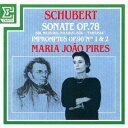 マリア・ジョアン・ピリス/シューベルト:ピアノ・ソナタ≪幻想≫/即興曲作品90より 【CD】