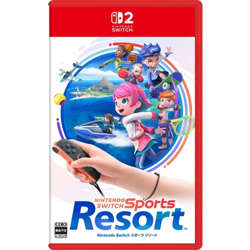 商品概要リゾートで全12種目の体感スポーツ！体感スポーツシリーズがNintendo Switch 2 に登場。Joy-Con 2 をラケットや、弓矢、時にはハンドルに見立てて直感的な操作でスポーツを楽しめます。舞台は海に浮かぶリゾート「ウーフーアイランド」。ウーフーアイランドでは、全部で12種類のスポーツをお楽しみいただけます。パンチ・ガード・カウンター、駆け引きを制してノックアウトを目指す「ボクシング」多彩な球種で相手をゆさぶる「ピンポン」的の中心をねらって矢を放つ「アーチェリー」ショットを打ち分けてラリーを楽しむ「テニス」ボールを拾ってつないでスパイク！「バレーボール」スイングによってストレートもカーブも投げられる「ボウリング」ドリブル・パスをつないでシュートをめざす「バスケットボール」スイングの強弱でショットが変わる「ゴルフ」ゆび一本の真剣勝負「ゆび相撲」Joy-Con 2 のマウス操作で走る「スケートボード」ハンドルに見立てたJoy-Con 2 を傾けて波を乗りこなす「マリンバイク」Joy-Con 2が飛行機に。自由自在に飛び回る「プロペラ飛行機」さらに、ウォーミングアップに「なわとび」も。プレイヤーは「スポーツメイツ」か自分で作成した「Mii」から選択することができます。また、オフライン・オンラインのどちらでもプレイが可能です。Nintendo Switch 2 で世代を問わず誰とでも、体感スポーツをお楽しみください。商品番号-メーカー任天堂CERO区分全年齢対象コピーライト(C) Nintendo _TVゲーム _ゲームソフト_スポーツその他_スポーツ _Switch 2 _任天堂 登録日：2026/06/17 発売日：2026/10/22 任天堂