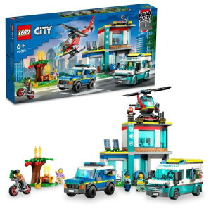 LEGO レゴ シティ 緊急出動本部 60371おもちゃ こども 子供 レゴ ブロック 6歳