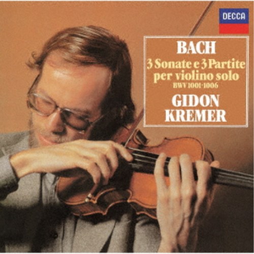 商品種別CD発売日2022/09/07ご注文前に、必ずお届け日詳細等をご確認下さい。関連ジャンルクラシック器楽曲永続特典／同梱内容SHM-CD解説付／ブックレット／グリーン・カラー・レーベルコートアーティストギドン・クレーメル収録内容Disc.101.無伴奏ヴァイオリンのためのソナタとパルティータ ソナタ 第1番 ト短調 BWV1001 第1楽章：Adagio(4:23)02.無伴奏ヴァイオリンのためのソナタとパルティータ ソナタ 第1番 ト短調 BWV1001 第2楽章：Fuga(Allegro)(4:27)03.無伴奏ヴァイオリンのためのソナタとパルティータ ソナタ 第1番 ト短調 BWV1001 第3楽章：Siciliana(3:04)04.無伴奏ヴァイオリンのためのソナタとパルティータ ソナタ 第1番 ト短調 BWV1001 第4楽章：Presto(3:10)05.無伴奏ヴァイオリンのためのソナタとパルティータ パルティータ 第1番 ロ短調 BWV1002 第1楽章：Allemanda - Double(7:36)06.無伴奏ヴァイオリンのためのソナタとパルティータ パルティータ 第1番 ロ短調 BWV1002 第2楽章：Corrente - Double(Presto)(6:25)07.無伴奏ヴァイオリンのためのソナタとパルティータ パルティータ 第1番 ロ短調 BWV1002 第3楽章：Sarabande - Double(5:52)08.無伴奏ヴァイオリンのためのソナタとパルティータ パルティータ 第1番 ロ短調 BWV1002 第4楽章：Tempo di Borea - Double(6:15)09.無伴奏ヴァイオリンのためのソナタとパルティータ ソナタ 第2番 イ短調 BWV1003 第1楽章：Grave(4:30)10.無伴奏ヴァイオリンのためのソナタとパルティータ ソナタ 第2番 イ短調 BWV1003 第2楽章：Fuga(7:07)11.無伴奏ヴァイオリンのためのソナタとパルティータ ソナタ 第2番 イ短調 BWV1003 第3楽章：Andante(5:09)12.無伴奏ヴァイオリンのためのソナタとパルティータ ソナタ 第2番 イ短調 BWV1003 第4楽章：Allegro(4:58)Disc.201.無伴奏ヴァイオリンのためのソナタとパルティータ パルティータ 第2番 ニ短調 BWV1004 第1楽章：Allemanda(3:53)02.無伴奏ヴァイオリンのためのソナタとパルティータ パルティータ 第2番 ニ短調 BWV1004 第2楽章：Corrente(2:24)03.無伴奏ヴァイオリンのためのソナタとパルティータ パルティータ 第2番 ニ短調 BWV1004 第3楽章：Sarabande(3:39)04.無伴奏ヴァイオリンのためのソナタとパルティータ パルティータ 第2番 ニ短調 BWV1004 第4楽章：Giga(3:51)05.無伴奏ヴァイオリンのためのソナタとパルティータ パルティータ 第2番 ニ短調 BWV1004 第5楽章：Ciaccona(12:53)06.無伴奏ヴァイオリンのためのソナタとパルティータ ソナタ 第3番 ハ長調 BWV1005 第1楽章：Adagio(4:05)07.無伴奏ヴァイオリンのためのソナタとパルティータ ソナタ 第3番 ハ長調 BWV1005 第2楽章：Fuga(8:38)08.無伴奏ヴァイオリンのためのソナタとパルティータ ソナタ 第3番 ハ長調 BWV1005 第3楽章：Largo(2:14)09.無伴奏ヴァイオリンのためのソナタとパルティータ ソナタ 第3番 ハ長調 BWV1005 第4楽章：Allegro assai(4:37)10.無伴奏ヴァイオリンのためのソナタとパルティータ パルティータ 第3番 ホ長調 BWV1006 第1楽章：Preludio(3:18)11.無伴奏ヴァイオリンのためのソナタとパルティータ パルティータ 第3番 ホ長調 BWV1006 第2楽章：Loure(3:33)12.無伴奏ヴァイオリンのためのソナタとパルティータ パルティータ 第3番 ホ長調 BWV1006 第3楽章：Gavotte en rondeau(2:47)13.無伴奏ヴァイオリンのためのソナタとパルティータ パルティータ 第3番 ホ長調 BWV1006 第4楽章：MenuetI - II(3:51)14.無伴奏ヴァイオリンのためのソナタとパルティータ パルティータ 第3番 ホ長調 BWV1006 第5楽章：Bourree(1:17)15.無伴奏ヴァイオリンのためのソナタとパルティータ パルティータ 第3番 ホ長調 BWV1006 第6楽章：Gigue(1:48)商品概要大バッハの≪無伴奏ヴァイオリンのためのソナタとパルティータ≫全6曲は、1本のヴァイオリンで和声的・立体的な音楽世界を表出した傑作。同楽器のバイブルとも称されています。現代最高のヴァイオリニストの一人、クレーメルが30代前半に録音した当ディスクは、若き日の冴えたテクニックと覇気みなぎる表現で、傑作の精彩に充ちた姿を明示した快演。その演奏は聴く者を終始惹きつけて離しません。商品番号UCCS-50182販売元ユニバーサルミュージック組枚数2枚組収録時間125分 _音楽ソフト _クラシック_器楽曲 _CD _ユニバーサルミュージック 登録日：2022/07/22 発売日：2022/09/07 締切日：2022/07/29