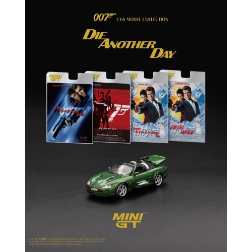 MINI-GT 1／64 ジャガー XKR 『007／ダイ・アナザー・デイ』 英語版パッケージ 【MGT00908-007E】 (ミニカー)