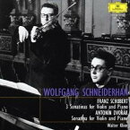ヴォルフガング・シュナイダーハン／シューベルト、ドヴォルザーク：ヴァイオリンとピアノのためのソナチネ (初回限定) 【CD】