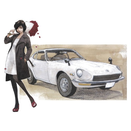 ｢旧車GIRLS｣ﾀﾞｯﾄｻﾝ 240Z w/ﾌｨｷﾞｭｱ