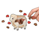 【11/30限定! 最大1000円OFFクーポン】解体パズル 一頭買い!!ジンギスカンパズル KAITAI PUZZLEおもちゃ こども 子供 パズル 6歳