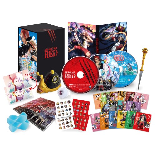 「ONE PIECE FILM RED 4K ULTRA HD Blu-ray＆Blu-ray デラックス・リミテッド・エディション」3層アクリルボード付限定版(4K ULTRA HD＋ブルーレイ＋DVD) (初回限定) 【Blu-ray】