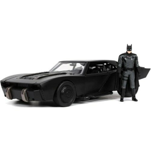 『HOLLYWOOD RIDES』 バットモービル バットマンフィギュア付き ’ザ・バットマン 2022’ 1／24【JADA32731】(ミニカー)ミニカー