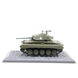 【6/4 20時〜 全品P5倍 & 最大1000円OFFクーポン】モーターシティクラシック 1/43 WW.II アメリカ陸軍 M24 チャーフィー 軽戦車 第2騎兵偵察中隊 「1945 ドイツ」 完成品 1/43【MSS23190-45】 (塗装済ダイキャストモデル完成品)