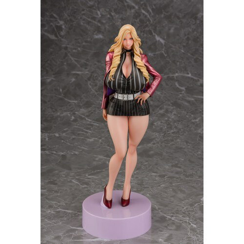 1／7 『ギャル姉社長とハーレムオフィス』 錦織 愛(赤スーツVer.) 健全Ver. (塗装済み完成品フィギュア)