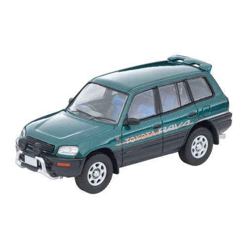 【9/1限定 ポイント最大5倍 & 9/1〜3 最大3000円OFFクーポン】トミカリミテッドヴィンテージ NEO 1／64 LV-N354d トヨタ RAV4J V (緑／ グレー)95年式 (ミニカー)