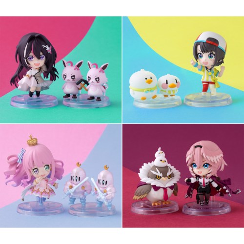반다이(BANDAI) 홀로 라이브 데포르메 컬렉션 Vol.4 (8개입) 식완·츄잉껌 1개 (홀로 라이브)(BOX) 장난감 어린이 아이 식완
