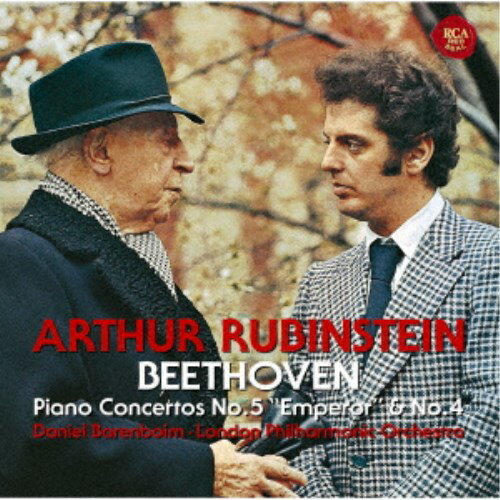 アルトゥール ルービンシュタイン／ベートーヴェン：ピアノ協奏曲第5番「皇帝」＆第4番 【CD】
