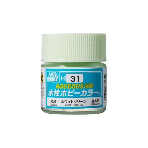 商品種別ホビー 発売日2023/03/01ご注文前に、必ずお届け日詳細等をご確認下さい。関連ジャンルプラモデル塗料工具・ツール塗料・溶剤商品概要※こちらの商品は航空便対応不可商品のため、沖縄県へのお届けには5日以上掛かります。ご注意ください。水性ホビーカラーは、ご家庭内で安全快適に塗装を楽しめるように設計され、1982年に登場しました。2019年には約38年ぶりに主原料設計を改め、性能と安全性が飛躍的に向上。ご家庭内でもカジュアルに本格塗装が出来るようになりました。H301~340は飛行機用特色、H511~515は戦車用特色がラインナップされています。 ＜製品特徴＞・水で希釈が可能な、水溶性アクリル樹脂塗料です。有機溶剤の使用量が溶剤系アクリル樹脂塗料に比べ少なく、マイルドなものを使用しております。その為、塗料の匂いもマイルドで扱いやすくなっています。・乾燥後は耐水性になります。乾燥前は、水で希釈・用具の洗浄が可能です。乾燥後はMr.ツールクリーナー改などを使用して洗浄してください。・塗膜の光沢感と平滑さは非常に優れています。 ＜希釈と塗り回数について＞・筆塗りの場合は基本的に希釈する必要はありません。そのままお使いいただけます。粘性が高い場合は、水または水性ホビーカラー用うすめ液をほんの少し添加し、緩ませてご利用ください。・エアブラシで吹く場合には、塗料1に対して水性ホビーカラーうすめ液1程度を加えてください。(希釈比1：1程度)水でも希釈可能ですが、水分が多いと対象に弾かれやすくなります。また、水が増える分、乾燥に時間がかかります。・塗り回数は、筆塗りで1〜2回、エアブラシ塗装時で2〜3回を薄く塗り重ねていくと綺麗な仕上がりとなります。下地色が濃く、塗り重ねた色に透けてくる際には必要に応じてさらに塗り重ねてください。 ＜光沢から半光沢/つや消しへにの調整方法＞光沢色をつや消しにする場合は H40フラットベースを15％以上、半光沢にする場合は5〜10％加えてください。 ＜旧仕様からの変更点＞・塗膜強度が向上し、光沢仕上がりの品質が向上しました。・乾燥速度が向上しました。・使用原料の変更に伴い、使用できる顔料が増え、Mr.カラーとほぼ同じ顔料を使用し、色の再現性が向上しました。(青系顔料/メタリック顔料など除く)。それに伴い、一部の塗料の色味及びつやが変更されました。注意：・有機溶剤を含む塗料です。使用中・使用後はよく換気を行ってください。・他の模型用塗料と混ぜてご利用することは出来ません。商品番号-メーカーGSIクレオス _ホビー・模型 _プラモデル_塗料工具・ツール_塗料・溶剤 _ホビー・模型 _GSIクレオス 登録日：2026/01/08 発売日：2023/03/01 GSIクレオス Creos MR.HOBBY ミスターホビー おもちゃ ホビー プラモデル プラモ プラスチックモデル 塗装 水性塗料 AQUEOUS
