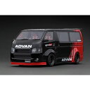 『ignition model』 T・S・D WORKS HIACE Black/Red (1/18 Scale) 【IG2805】 (ミニカー)ミニカー