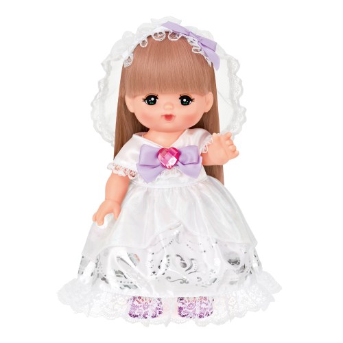 メルちゃん ときめきホワイトドレスおもちゃ こども 子供 女の子 人形遊び 洋服 3歳