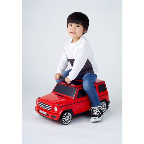 【11/25限定! 最大1000円OFFクーポン】メルセデスベンツGclassキャリーケースアンドライド レッド【ラッピング対象外】おもちゃ こども 子供 知育...