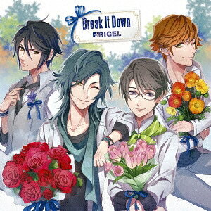 商品種別CD発売日2017/02/15ご注文前に、必ずお届け日詳細等をご確認下さい。関連ジャンル邦楽ポップス特典情報初回特典期間限定特典：クラ劇総選挙ID付フライヤー封入アーティストRigel＜市ヶ谷リンタロウ(CV：井上雄貴)、大崎イズモ(CV：古畑恵介)、渋谷ヨウスケ(CV：小松準弥)、辰巳マキ(CV：徳武竜也) from 劇団アルタイル＞収録内容Disc.101.Break It Down(4:04)02.Ki-Ra-Ri☆(3:59)03.花言葉(5:01)商品概要ツキノ芸能プロダクションが放つ新人グループ劇団アルタイルより選抜ユニット・Rigel(リゲル)がデビュー！CVには今話題沸騰中のイケメン声優ユニット・ツキクラのメンバーが参加！「Break It Down」は2016年12月13日にツキクラが赤坂ブリッツにて単独公演を行った際に初披露された、クールでダンサブルなナンバー。商品番号SECL-2111販売元ソニー・ミュージックディストリビューション組枚数1枚組収録時間13分 _音楽ソフト _邦楽_ポップス _CD _ソニー・ミュージックディストリビューション 登録日：2016/12/14 発売日：2017/02/15 締切日：2016/12/14